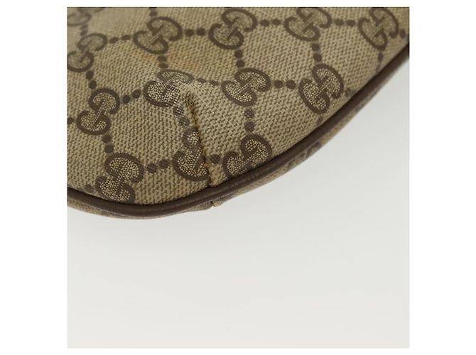 Gucci Borsa a Spalla GG Supreme PVC Beige Oro 904 02 020 Auth SW1461 D'oro - vista 12