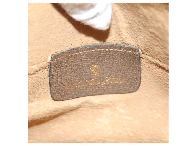 Gucci Borsa a Spalla GG Supreme PVC Beige Oro 904 02 020 Auth SW1461 D'oro - vista 16