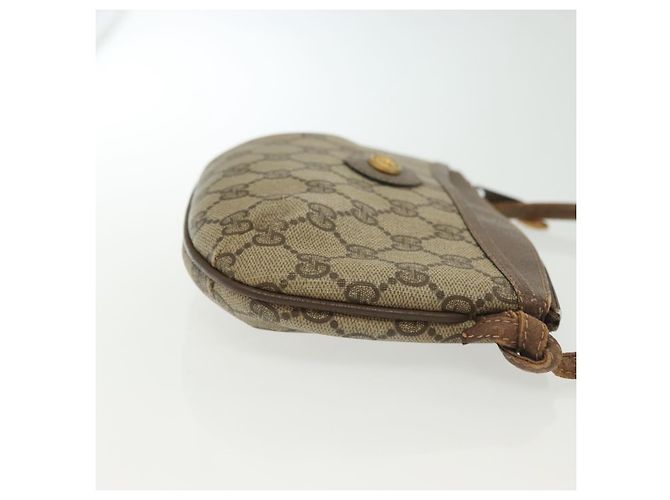 Gucci Borsa a Spalla GG Supreme PVC Beige Oro 904 02 020 Auth SW1461 D'oro - vista 4