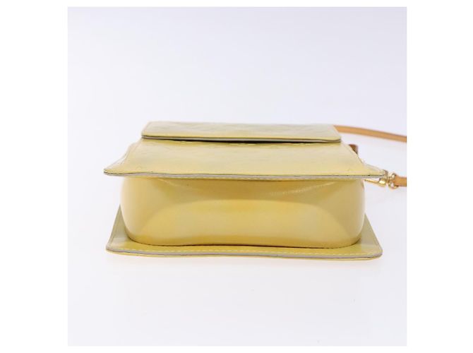 LOUIS VUITTON Bolsa de Accesorios Motto Monogram Vernis Gris M91030 LV Auth ep10575 - vista 5