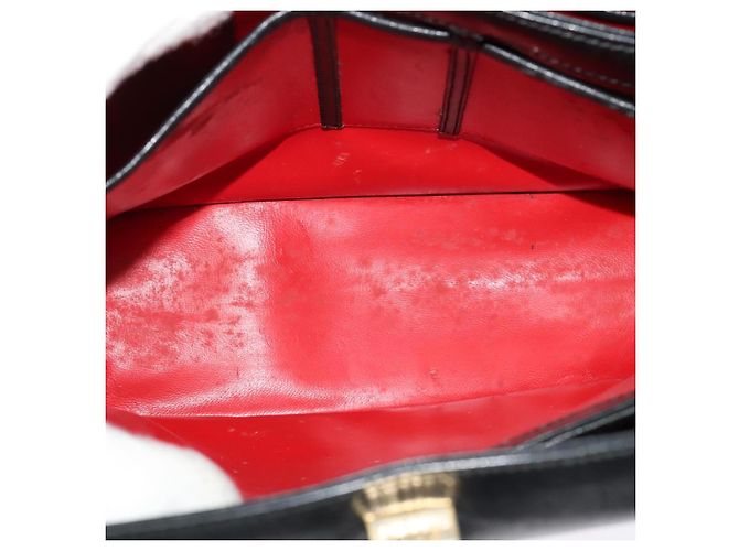 Borsa a Spalla in Pelle Nera e Oro Auth ep10445 di GUCCI Nero D'oro - vista 15