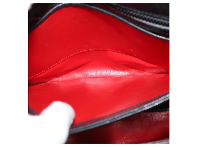 Borsa a Spalla in Pelle Nera e Oro Auth ep10445 di GUCCI Nero D'oro - vista 19
