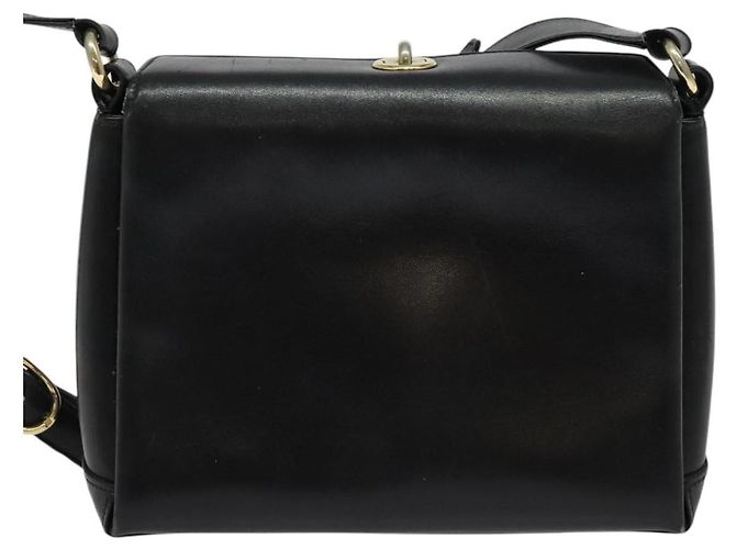 Borsa a Spalla in Pelle Nera e Oro Auth ep10445 di GUCCI Nero D'oro - vista 3