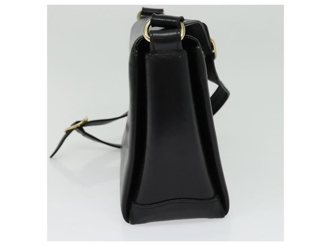Borsa a Spalla in Pelle Nera e Oro Auth ep10445 di GUCCI Nero D'oro - vista 4