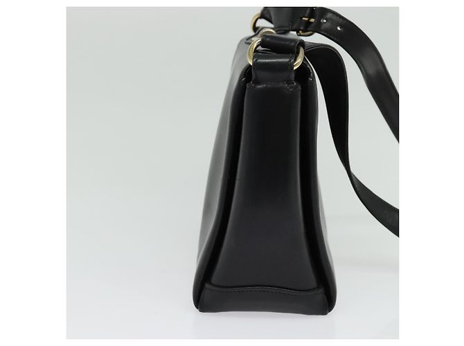 Borsa a Spalla in Pelle Nera e Oro Auth ep10445 di GUCCI Nero D'oro - vista 5