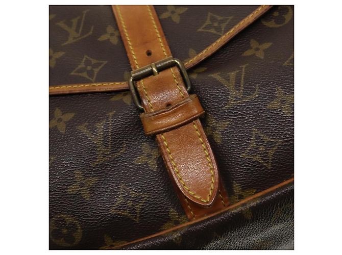 LOUIS VUITTON Borsa a Spalla Monogram Saumur 35 M42254 LV Auth 135031 Monogramma - vista 18