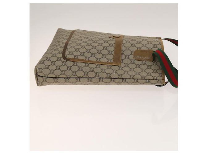 Borsa a Spalla GUCCI GG Canvas GG Plus Supreme PVC 3Set Beige Auth ti3417 - vista 11