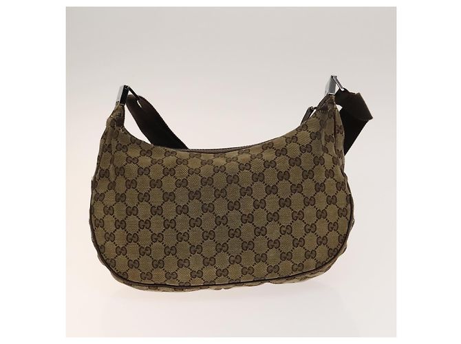 Borsa a Spalla GUCCI GG Canvas GG Plus Supreme PVC 3Set Beige Auth ti3417 - vista 17