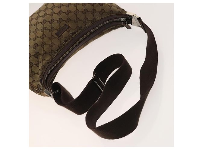 Borsa a Spalla GUCCI GG Canvas GG Plus Supreme PVC 3Set Beige Auth ti3417 - vista 19
