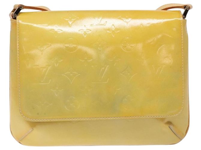 LOUIS VUITTON Borsa Thompson Street Monogram Vernis Grigia M91008 LV Auth gh689 Grigio - vista 2