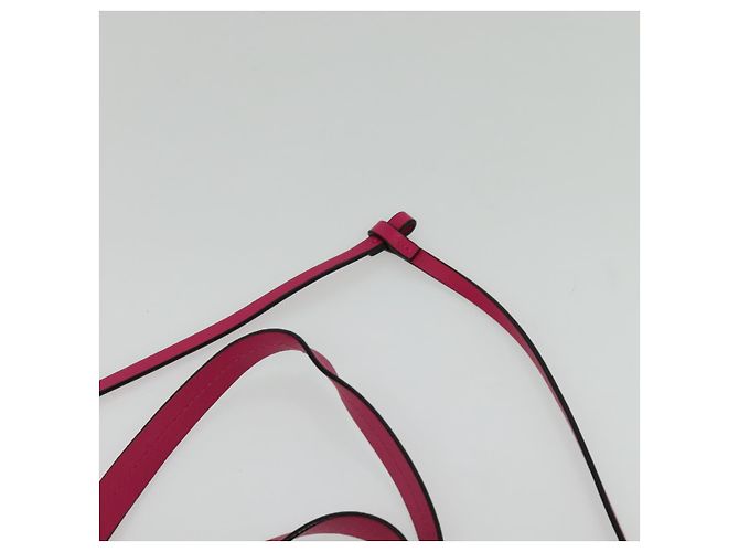 Borsa Tote in pelle rosa MARNI Auth gh503 - vista 10