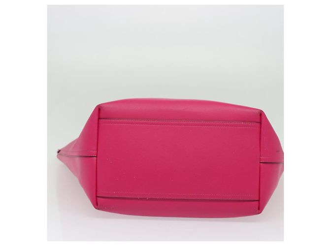 Borsa Tote in pelle rosa MARNI Auth gh503 - vista 11