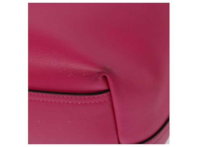 Borsa Tote in pelle rosa MARNI Auth gh503 - vista 15