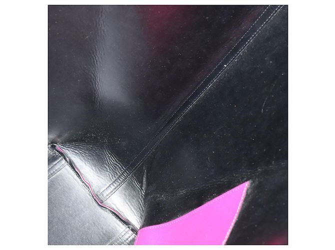 Borsa Tote in pelle rosa MARNI Auth gh503 - vista 18