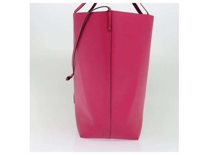 Borsa Tote in pelle rosa MARNI Auth gh503 - vista 5