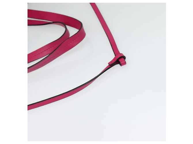 Borsa Tote in pelle rosa MARNI Auth gh503 - vista 9