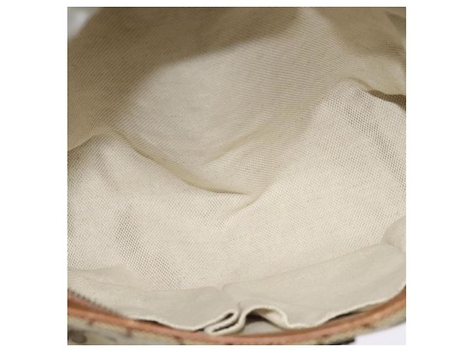 Gucci GG Canvas Web Sherry Line Schultertasche Beige Gold 337598 Auth 140780 Golden - Ansicht 16