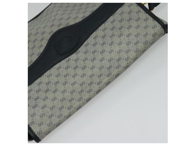 Gucci Borsa a Spalla Micro GG Supreme PVC Navy Gold 001 116 0844 Auth ep10595 D'oro Blu navy - vista 6
