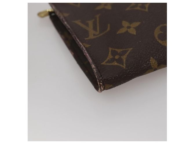 Bucket LOUIS VUITTON Monogramma Secchiello GM Pochette Accessorio LV Auth 138295 - vista 9