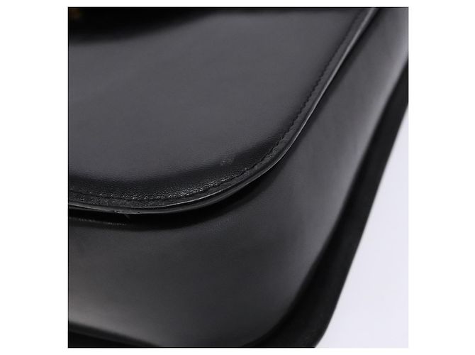 BALLY Borsa a mano in pelle nera e oro Auth gh533 Nero D'oro - vista 10