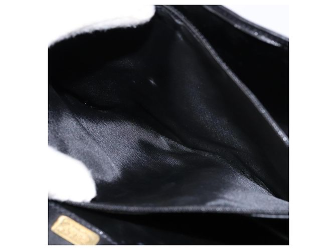 BALLY Borsa a mano in pelle nera e oro Auth gh533 Nero D'oro - vista 20