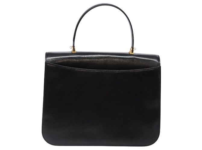 BALLY Borsa a mano in pelle nera e oro Auth gh533 Nero D'oro - vista 3