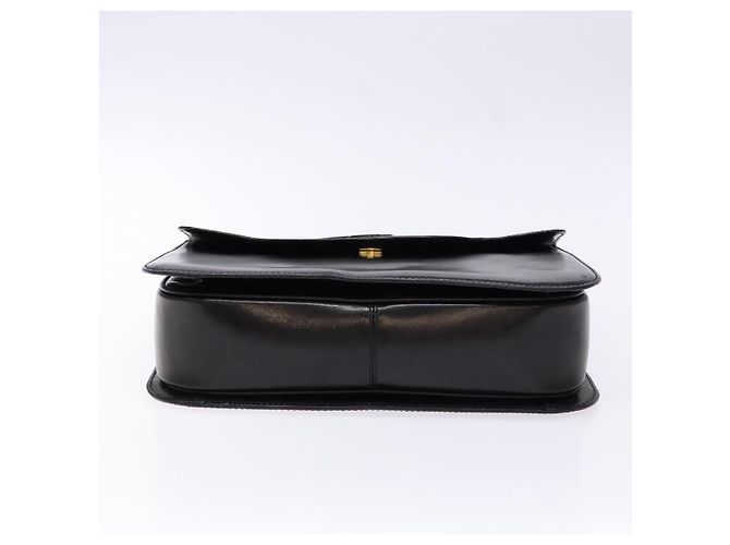 BALLY Borsa a mano in pelle nera e oro Auth gh533 Nero D'oro - vista 9