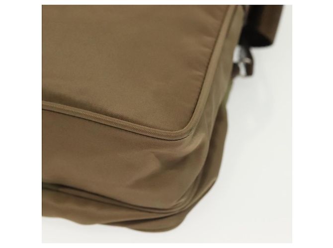 Borsa a Spalla PRADA Nylon Kaki Argento Autentica ki5896 Cachi - vista 13