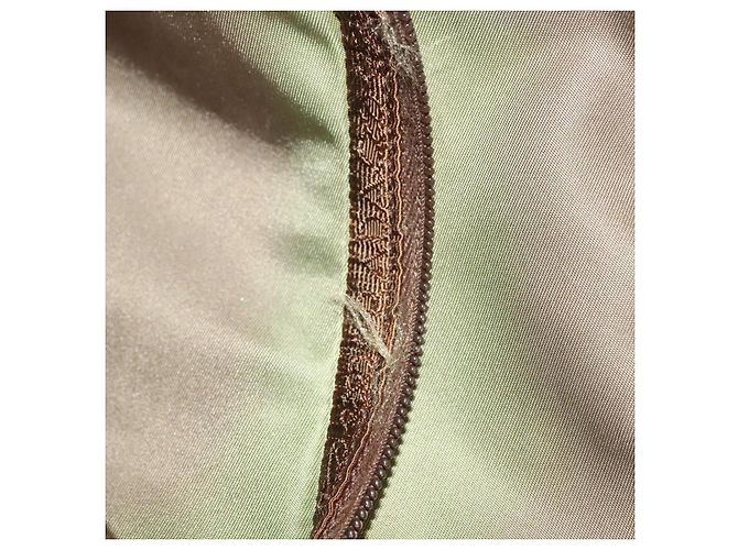 Borsa a Spalla PRADA Nylon Kaki Argento Autentica ki5896 Cachi - vista 22
