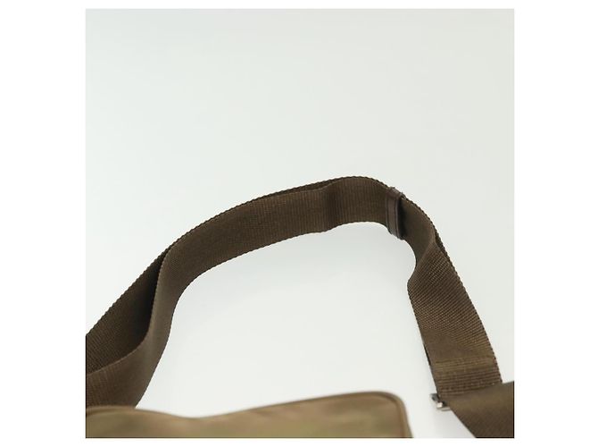 Borsa a Spalla PRADA Nylon Kaki Argento Autentica ki5896 Cachi - vista 8