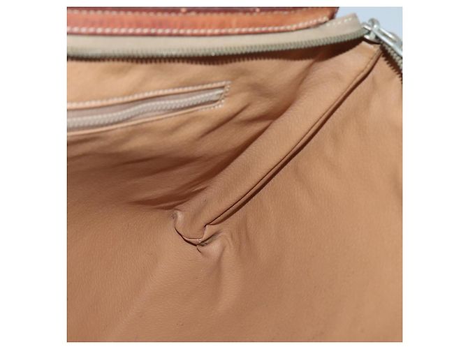 Céline Clutch in tela Macadam CELINE in pelle PVC marrone Auth gh579 - vista 16