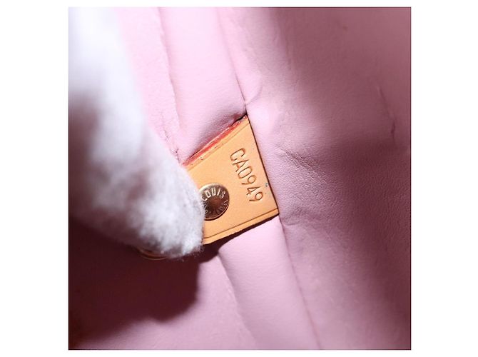 LOUIS VUITTON Borsa Houston Monogram Vernis Rosa Marshmallow M91302 Auth bs28810 - vista 12