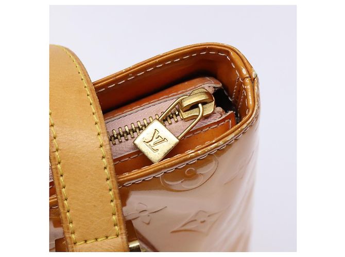 LOUIS VUITTON Borsa Houston Monogram Vernis Rosa Marshmallow M91302 Auth bs28810 - vista 19