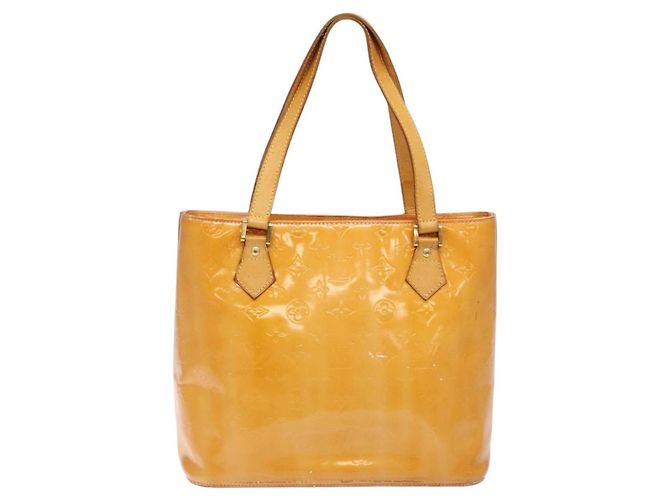 LOUIS VUITTON Borsa Houston Monogram Vernis Rosa Marshmallow M91302 Auth bs28810 - vista 2