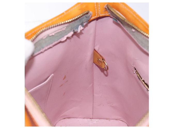 LOUIS VUITTON Borsa Houston Monogram Vernis Rosa Marshmallow M91302 Auth bs28810 - vista 22