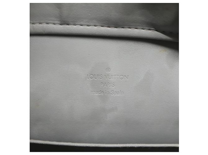 LOUIS VUITTON Monogram Vernis Columbus Tote Bag Grau M91028 LV Auth 140651 - Ansicht 15