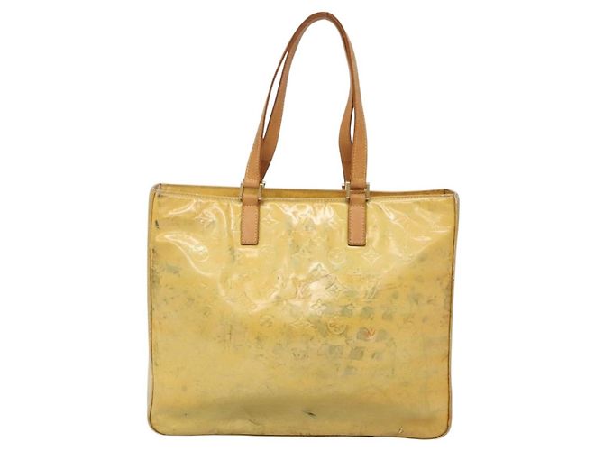 LOUIS VUITTON Monogram Vernis Columbus Tote Bag Grau M91028 LV Auth 140651 - Ansicht 2