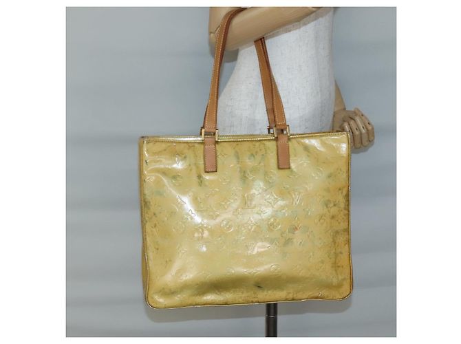 LOUIS VUITTON Monogram Vernis Columbus Tote Bag Grau M91028 LV Auth 140651 - Ansicht 22