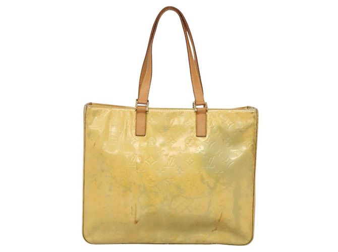 LOUIS VUITTON Monogram Vernis Columbus Tote Bag Grau M91028 LV Auth 140651 - Ansicht 3