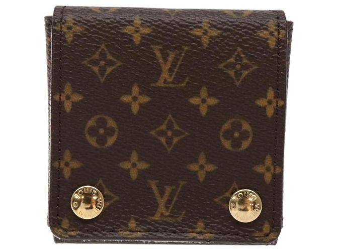 LOUIS VUITTON Astuccio per Gioielli Monogram Scatola per Gioielli LV Auth 130752V Monogramma - vista 2