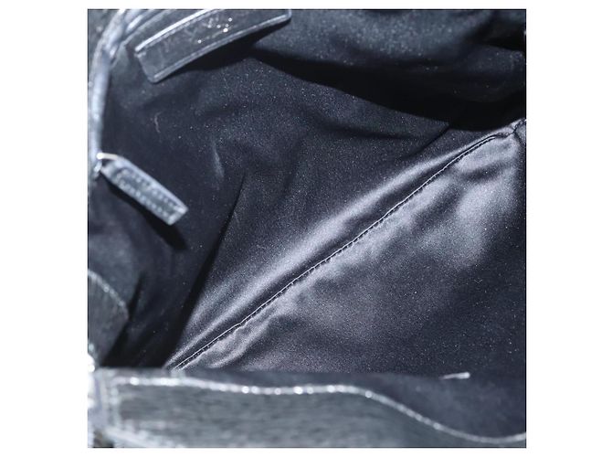 SAINT LAURENT Borsa a Spalla Metropolis Pelle Argento Auth am8965 - vista 18