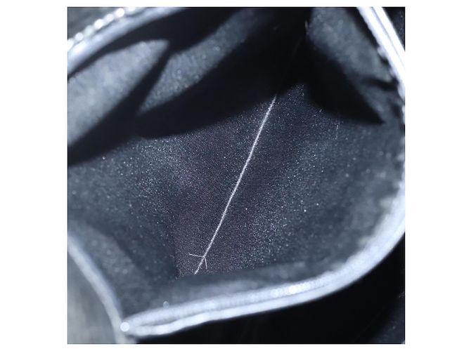SAINT LAURENT Borsa a Spalla Metropolis Pelle Argento Auth am8965 - vista 21