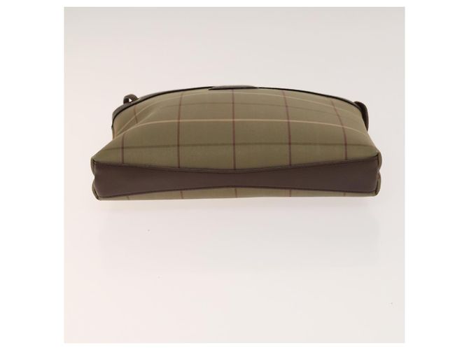 Borsa Clutch BURBERRY in Tela e Pelle 4 pezzi Beige Marrone Nero Auth bs29014 - vista 10