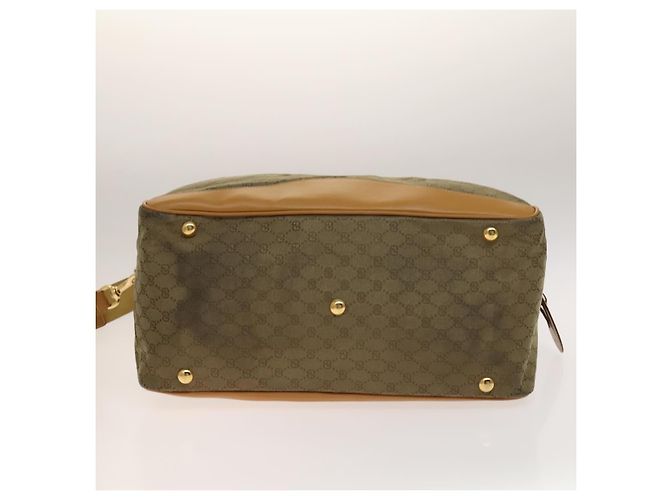 Gucci Borsa Boston GG Canvas 2way Oro Beige Auth ep10259 D'oro - vista 12