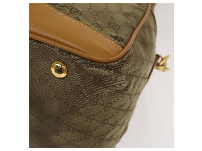 Gucci Borsa Boston GG Canvas 2way Oro Beige Auth ep10259 D'oro - vista 15