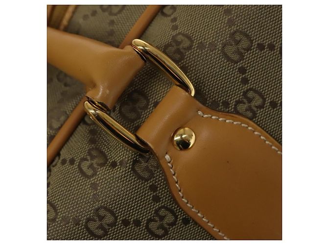 Gucci Borsa Boston GG Canvas 2way Oro Beige Auth ep10259 D'oro - vista 17