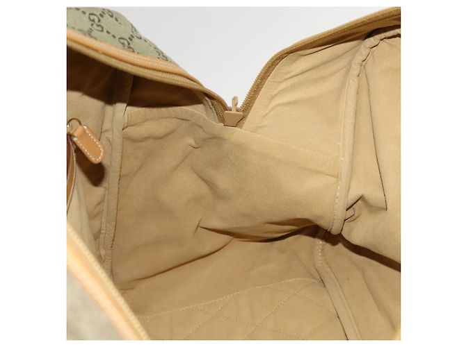Gucci Borsa Boston GG Canvas 2way Oro Beige Auth ep10259 D'oro - vista 21