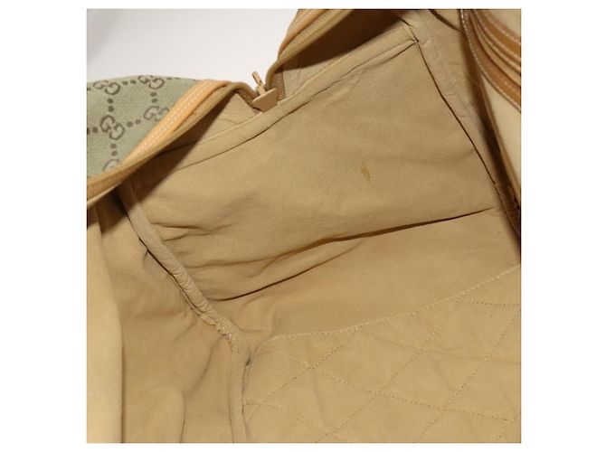 Gucci Borsa Boston GG Canvas 2way Oro Beige Auth ep10259 D'oro - vista 22