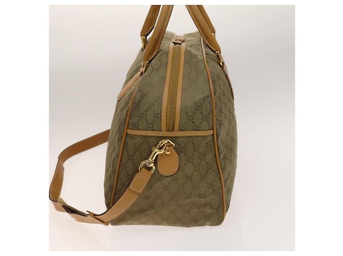 Gucci Borsa Boston GG Canvas 2way Oro Beige Auth ep10259 D'oro - vista 4