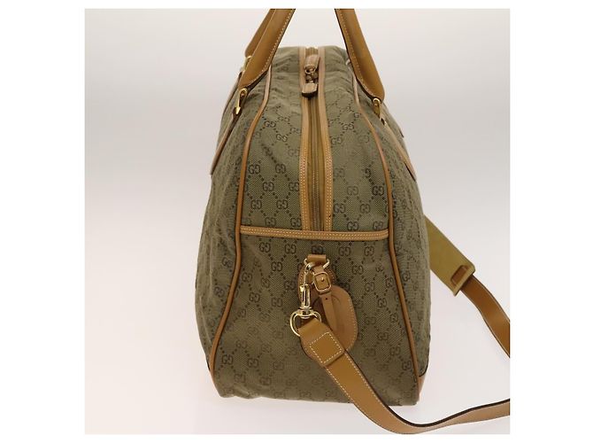 Gucci Borsa Boston GG Canvas 2way Oro Beige Auth ep10259 D'oro - vista 5